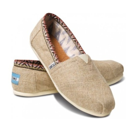 Toms Shoes - Toms Classics Canvas Chambray Trim Flats 8.5
